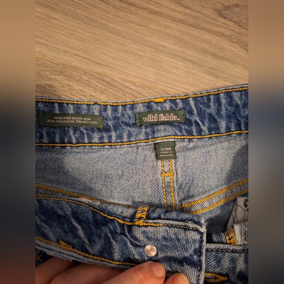 wild fable highest rise baggy jeans - Picture 3 of 6